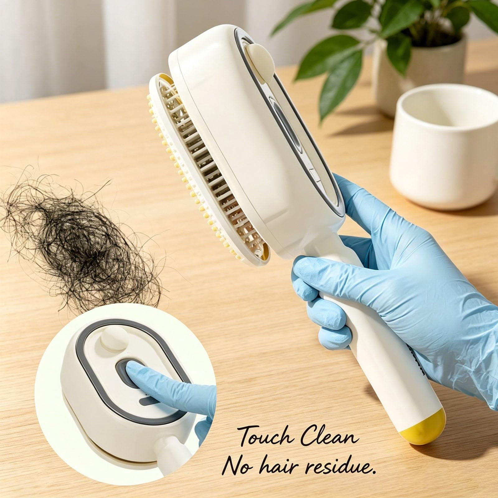 5 in 1 Air Cushion Brush, 5 in 1 Air Cushion Hair Brush, Electric Spray Air Cushion Massage Comb with Mist Spray, Rechargeable Detangling Hair Brush