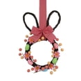 thumbnail image 2 of ERTZAE Bow Wreath Wall Door Hanger,Spring Easter Bunny Ornament with Wreath & Bow,Festival Scene Decoration,Easter Bunny Wreath with Elegant Bow,Versatile Door or Wall Hanger for Spring Festive Decor, 2 of 9