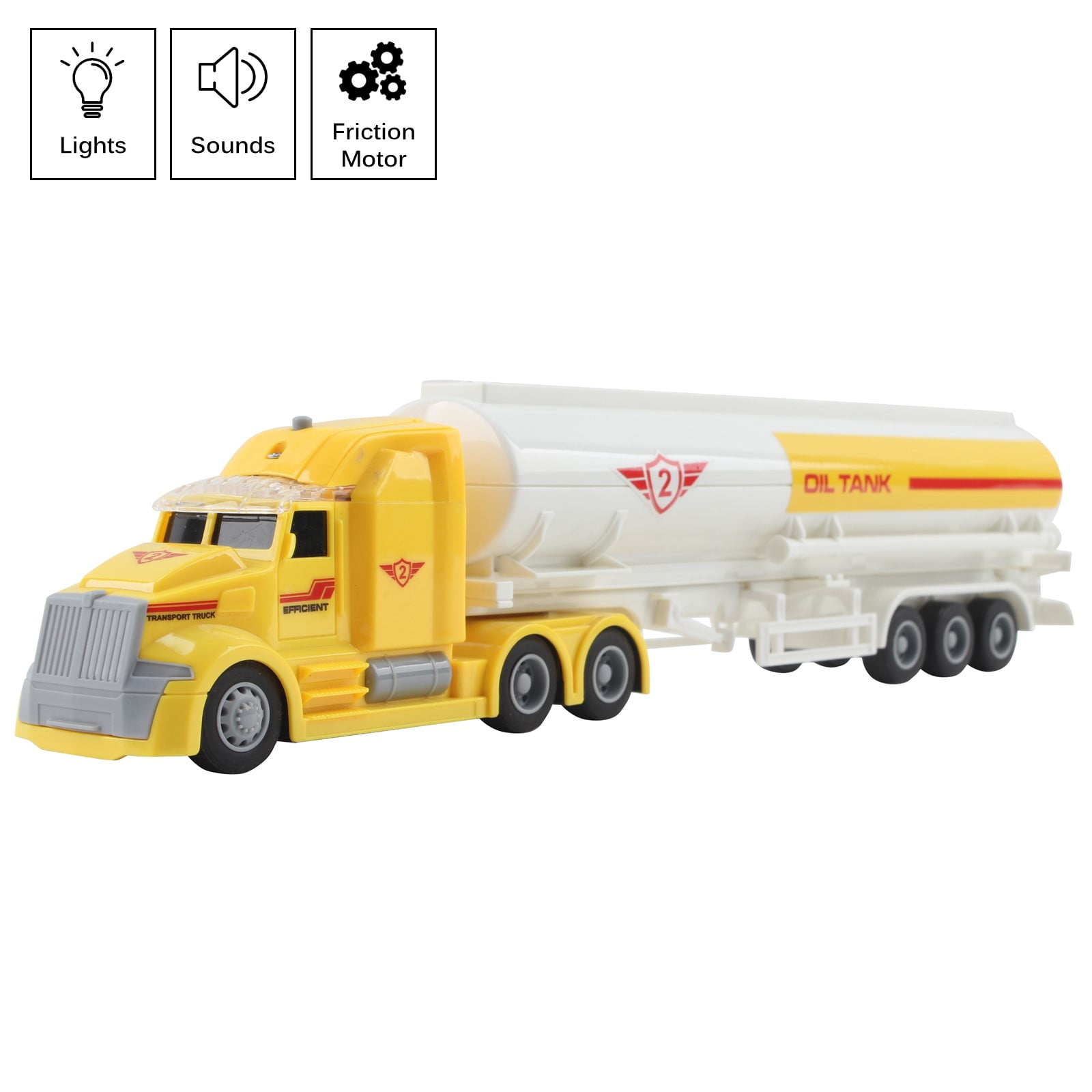 toy semi truck with trailer