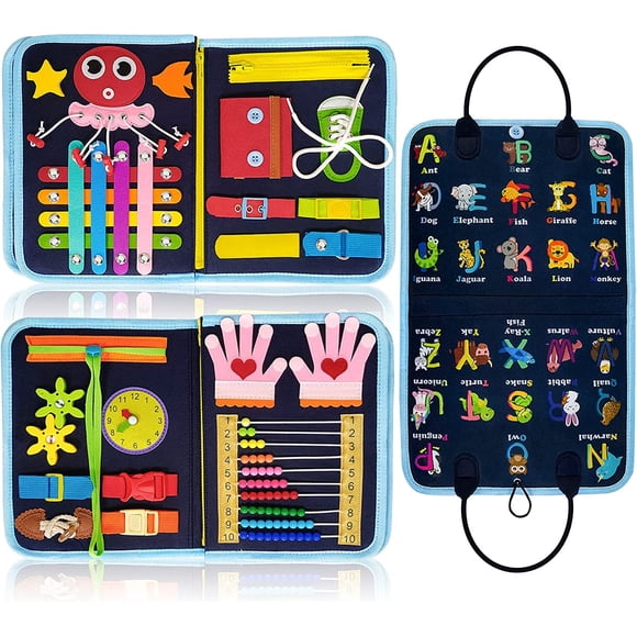Juguete Montessori Gomzo de Busy Board de 1 a 4 años con alfabeto