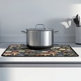 thumbnail image 2 of Renewold Electric Stove Cover Glass Stove Top Cover Heat Resistant Anti-slip Stovetop Protector Cover Cooktop Mat Extra Counter Space Extra Large, Mushroom Dragonfly Floral, 2 of 7