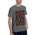 thumbnail image 2 of Bingfone Cherry Men'S Loose Fit Short-Sleeve Pocket T-Shirt, 2 of 7