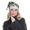 thumbnail image 5 of Cauagu Palm Trees and Tropical for Adult Christmas Hat,1-Pack Xmas Holiday Hat Santa Hat for Women & Men Festive Headwear Accessories Fit for Christmas/New Year/Party, 5 of 6