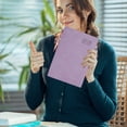 thumbnail image 2 of CoreLiving 2026 Weekly and Monthly Planner, A5 Hardcover Leather Organizer with Inner Tabs, 12 Month Daily Calendar Notebook for Office Home Use, 5.7" x 8.3", Purple, 2 of 9