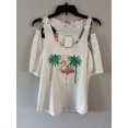 thumbnail image 1 of Cozy Rozy 2-Piece Pyjama Set Racerback Endless Summer Days Solid Cream Size L, 1 of 1