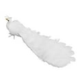 thumbnail image 2 of Estatuilla de pájaro de simulación de blanco, estatua de Animal, modelo de pluma Artificial para patio al aire libre, arte, jardín, Patio DYNWAVEMX Figuras de pájaros, 2 of 8