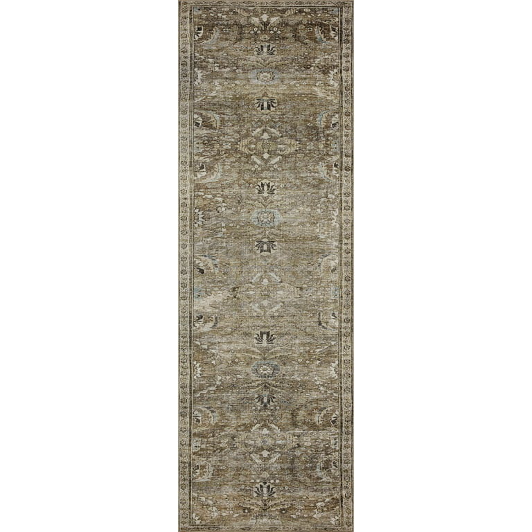 Loloi II Layla LAY-13 Traditional Oriental Area Rug, Antique/Moss