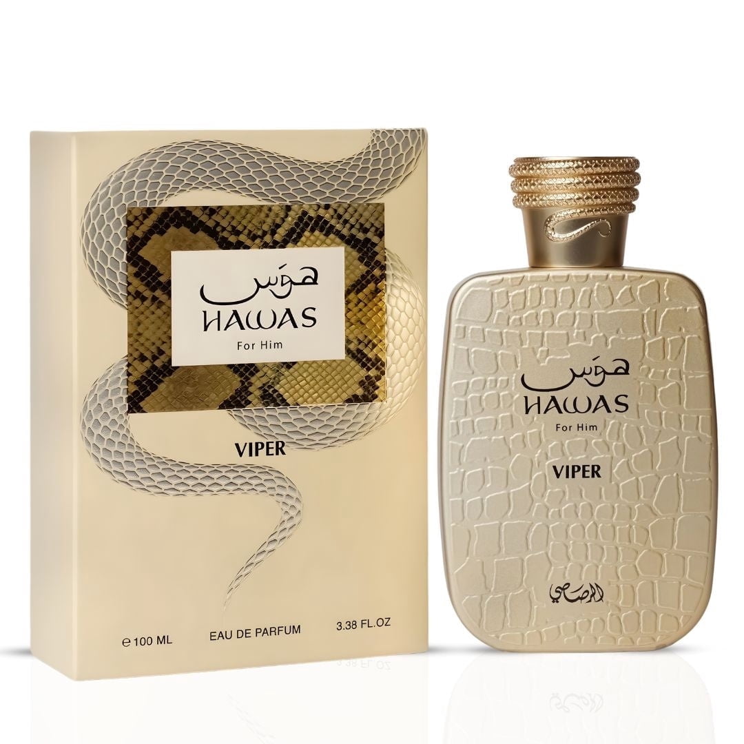 Rasasi Men's Hawas Kobra EDP Spray 3.4 oz Fragrances 614514331064