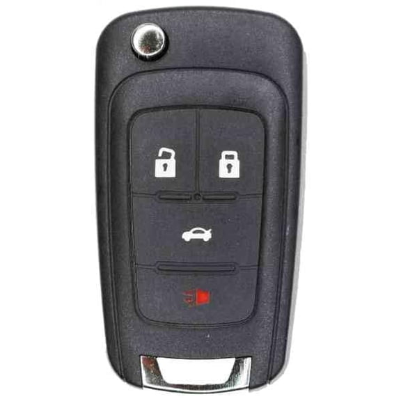 Keys4Less Replacement Flip Key Fob for GMC Terrain 2010-2018 FCC OHT01060512 Part Number 13504204 13500226 13504200