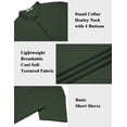 thumbnail image 6 of COOFANDY Mens 2 Piece Linen Outfit Short Set Casual Shirts and Shorts Summer Beach Outfit, 6 of 7