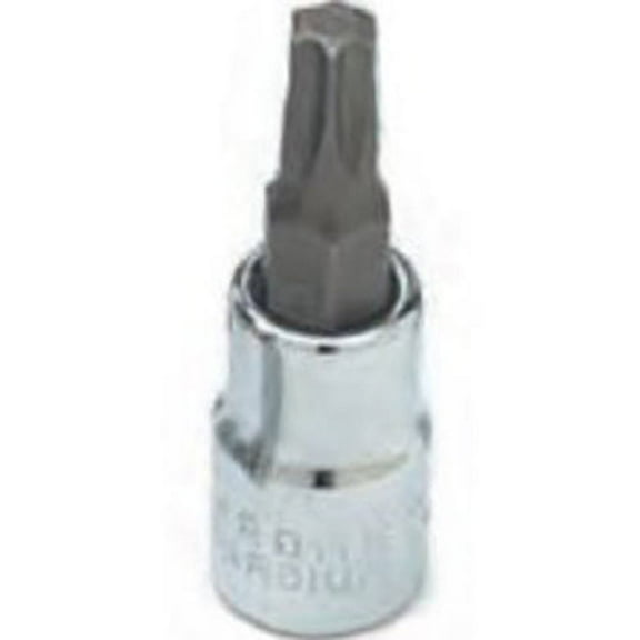 Performance Tool W36827 Chrome Torx Bit Socket, 1/4" Drive, T27 Internal Torx Bit