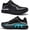 Black, variant on OrthoComfoot Men's Orthopedic Road Running Shoes, Lightweight Athletic Walking Sneakers, Black