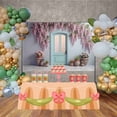 thumbnail image 3 of Hanging Flower Arch Background Boho Room Window Door Drapes Backdrop Childr Wom Photography Studio Shooting Props, 3 of 8