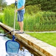 thumbnail image 3 of Pool Cleaning Net with 45-inch Pole Swimming Pool Cleaner Net with 5 Detachable Aluminum Pole, 3 of 8