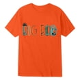 thumbnail image 4 of Gunia T Shirts For Toddler Boys Big Bro Cute Printed Short Sleeve Crew Neck T Shirt Children Tee Tops Orange 2-3 Years, 4 of 4