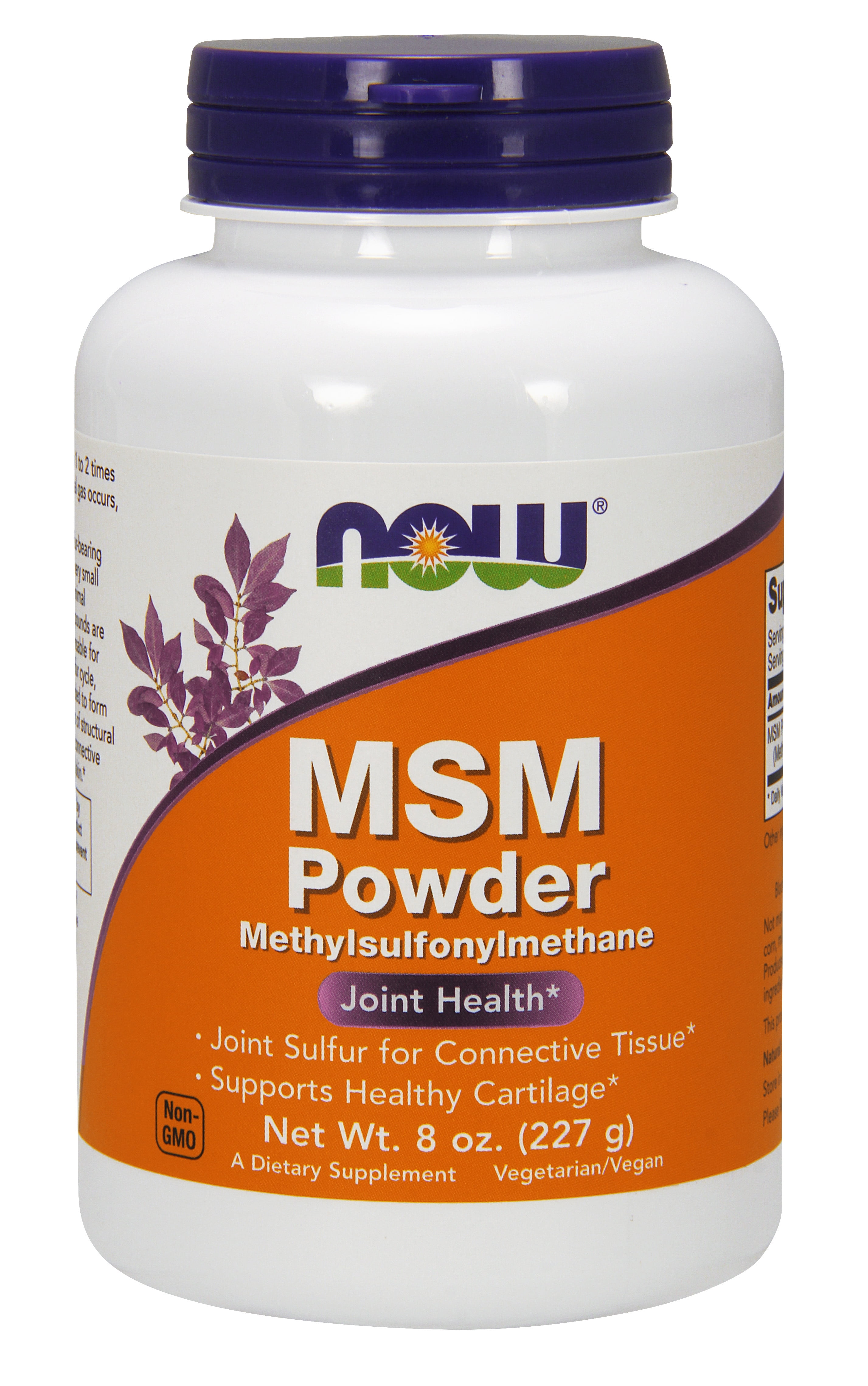 Now Supplements Msm Methylsulfonylmethane Powder Supports Healthy Cartilage Joint Health