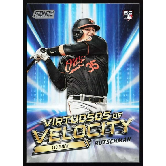 MLB 2023 Topps Stadium Club Virtuosos of Velocity Adley Rutschman VV-24 (Rookie)