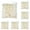 Beige, variant on 2PCS Loofah Washcloth Combo - 2-in-1 Exfoliating Shower Sponge with Drawstring Soap Holder - Soft Bath Puff Ball for Body Wash & Smooth Skin (Multicolor Set)