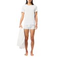 thumbnail image 4 of Camiseta interior Lacoste, 100% algodón, corte ajustado, cuello redondo, para hombre, color blanco, talla XS, 4 of 4
