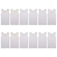 thumbnail image 2 of Buyless Fashion Girls Tank Tops - Sleeveless Cami Tanks Cotton Undershirts for Dance Gymnastics, Kids & Toddler Size (12 Pack) 9-10, 2 of 7
