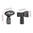 thumbnail image 5 of Dual Purpose Microphone Tripod Stand with 2 Mic Clips Adjustable Mic Stand Boom Arm Microphones Desk Floor Bracket for Speech Meeting Live Stream Sing, 5 of 5