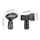 thumbnail image 5 of Dual Purpose Microphone Tripod Stand with 2 Mic Clips Adjustable Mic Stand Boom Arm Microphones Desk Floor Bracket for Speech Meeting Live Stream Sing, 5 of 5