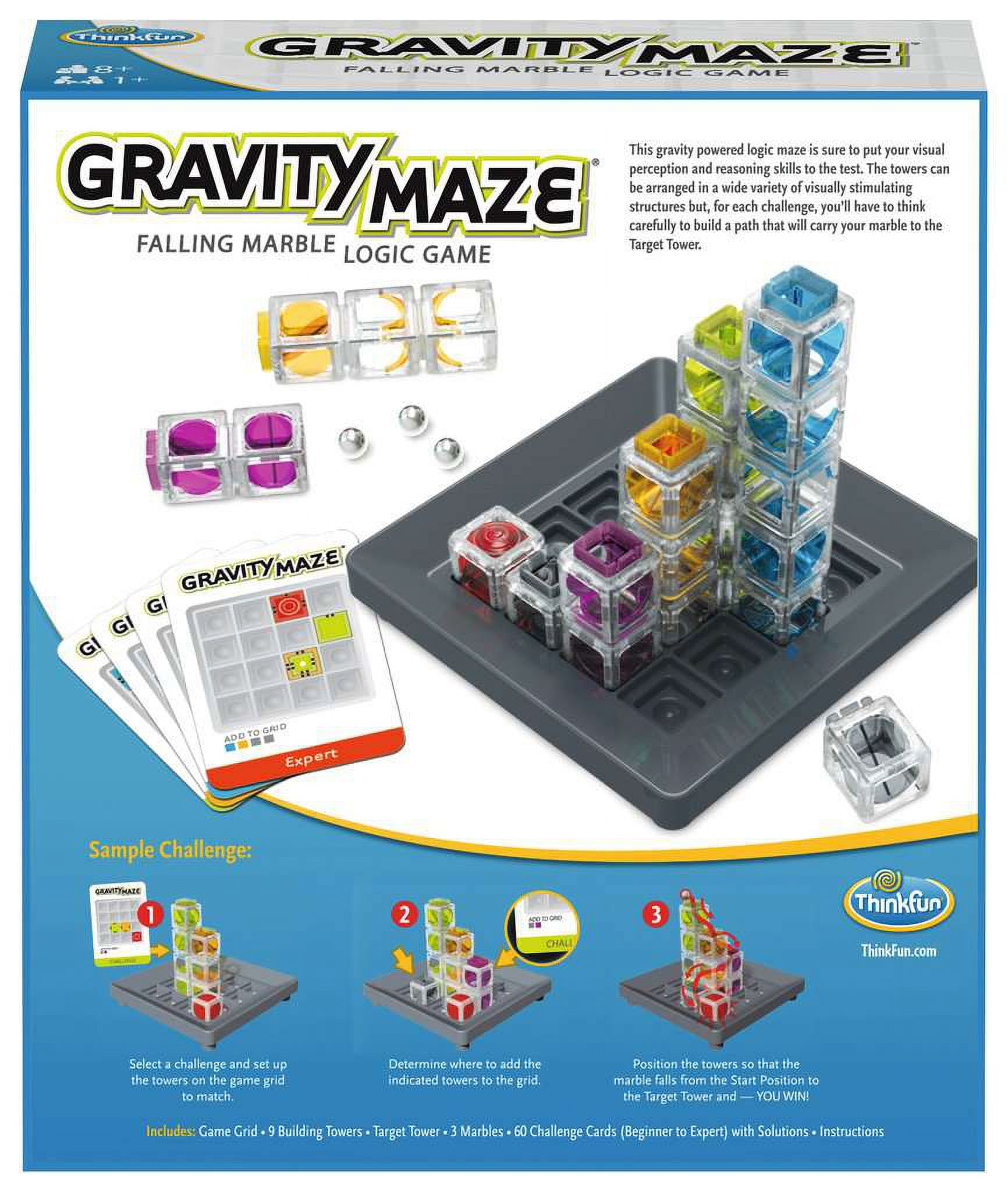 Think Fun - Gravity Maze Falling Marble Logic Game - Toy of the Year Award  2015
