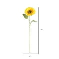 thumbnail image 2 of Vickerman 23" Artificial Yellow Sunflower Stem, 6 per Bag, 2 of 3