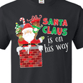 thumbnail image 4 of Inktastic Santa Claus is on His Way Christmas T-Shirt, 4 of 5