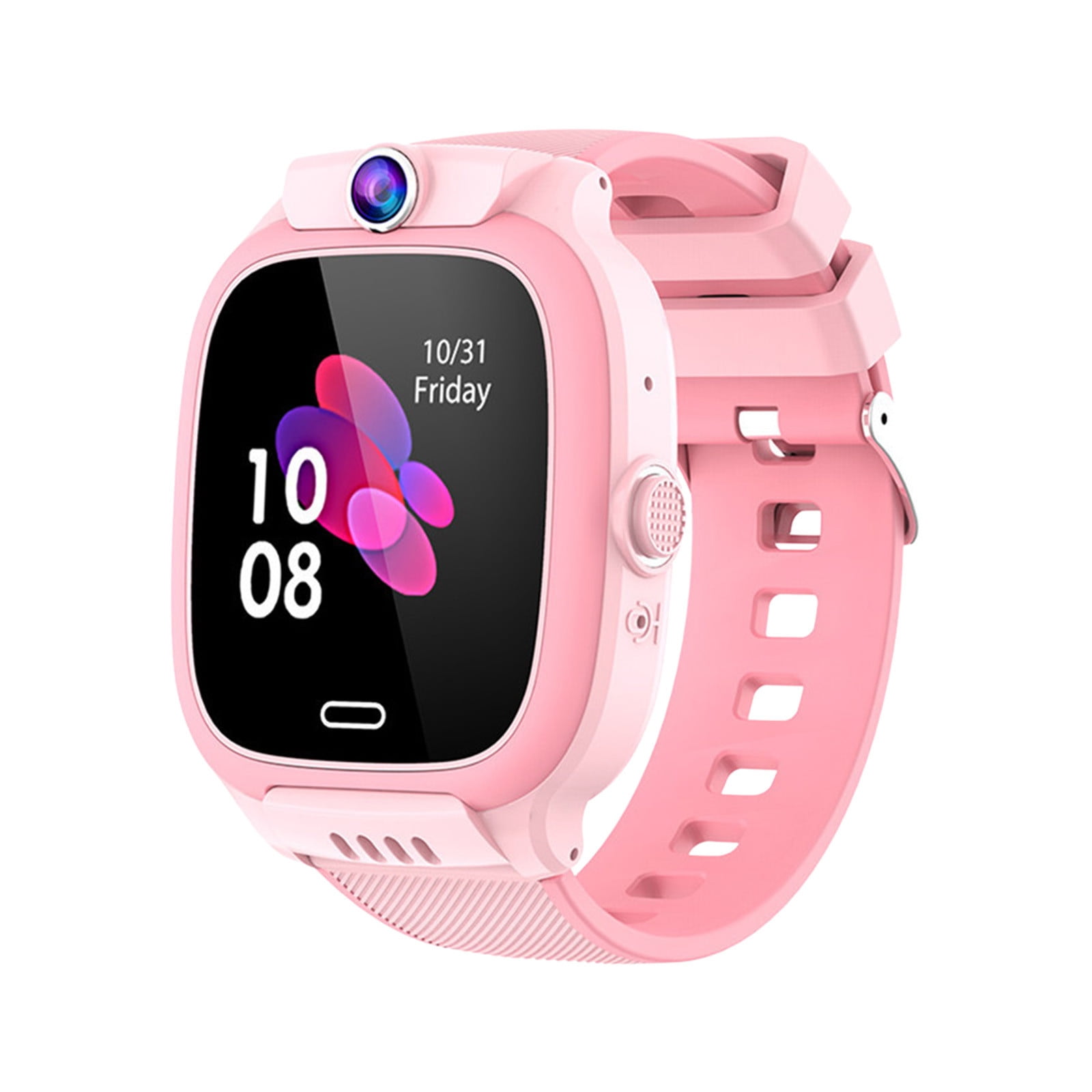 Nkmbld Portable Smart Watch, Large Screen Advanced Bluetooth Calling Features and Exceptional Extended Battery Life, Pink