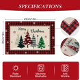 thumbnail image 6 of mubwai Christmas Trees Merry Xmas Placemats Set of 4, 12x18 Inch Red Buffalo Plaid Xmas Snowflake Kitchen Dinning Table Mats Washable Place Mats for Indoor Outdoor Home Party Decor, 6 of 6