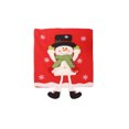 thumbnail image 2 of Christmas Chair Covers Set - Long Legged Santa Figures with Raised Hands for Kitchen Table Holiday Decorations, 2 of 2