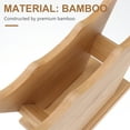 thumbnail image 2 of Bamboo Coffee Filter Holder Filter Paper Dispenser Rack Square Cone-shaped Papers Storage Shelf, 2 of 8
