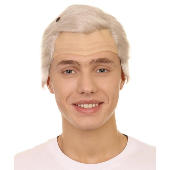 HPO | Adult Men's Short Vice President Half-bald Blond Cosplay Wig | Synthetic Fiber