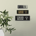 thumbnail image 2 of Standard Choir Room Sign (Black) - Small, 2 of 5