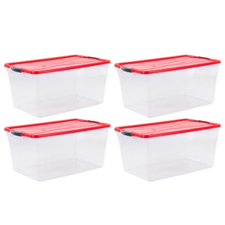 Rubbermaid 6 Qt Clear Plastic Indoor Storage Tub Tote Container & Lid, –  Tuesday Morning