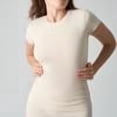 thumbnail image 6 of Womens Tops Trendy Sawvnm Women's Stretch Sports Tee With Wicking Fabric Blouses for Women Beige L, 6 of 6