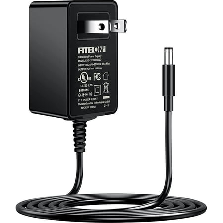 FITE ON 12V AC Power Adapter Compatible with Ivation Multipurpose Portable Spray Washer Power Cleaner, HUAHE Portable Power Cleaner; Charger for 20V Handheld Pressure Washer UL Listed