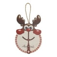 thumbnail image 1 of ¡Bienvenido a nuestra tienda! Este letrero decorativo de reloj de alce colgante está hecho de madera de álamo resistente y duradera, lo que garantiza un producto seguro y libre de conta, 1 of 10