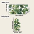 thumbnail image 2 of Tropical Green Leaf Pattern Bathroom Wall Decals, Waterproof Self-Adhesive Wall Stickers for Restroom and Shower Decoration, Fresh Greenery Art for Home Wall and Easter Decor, 21.3*39.4in, 2 of 7