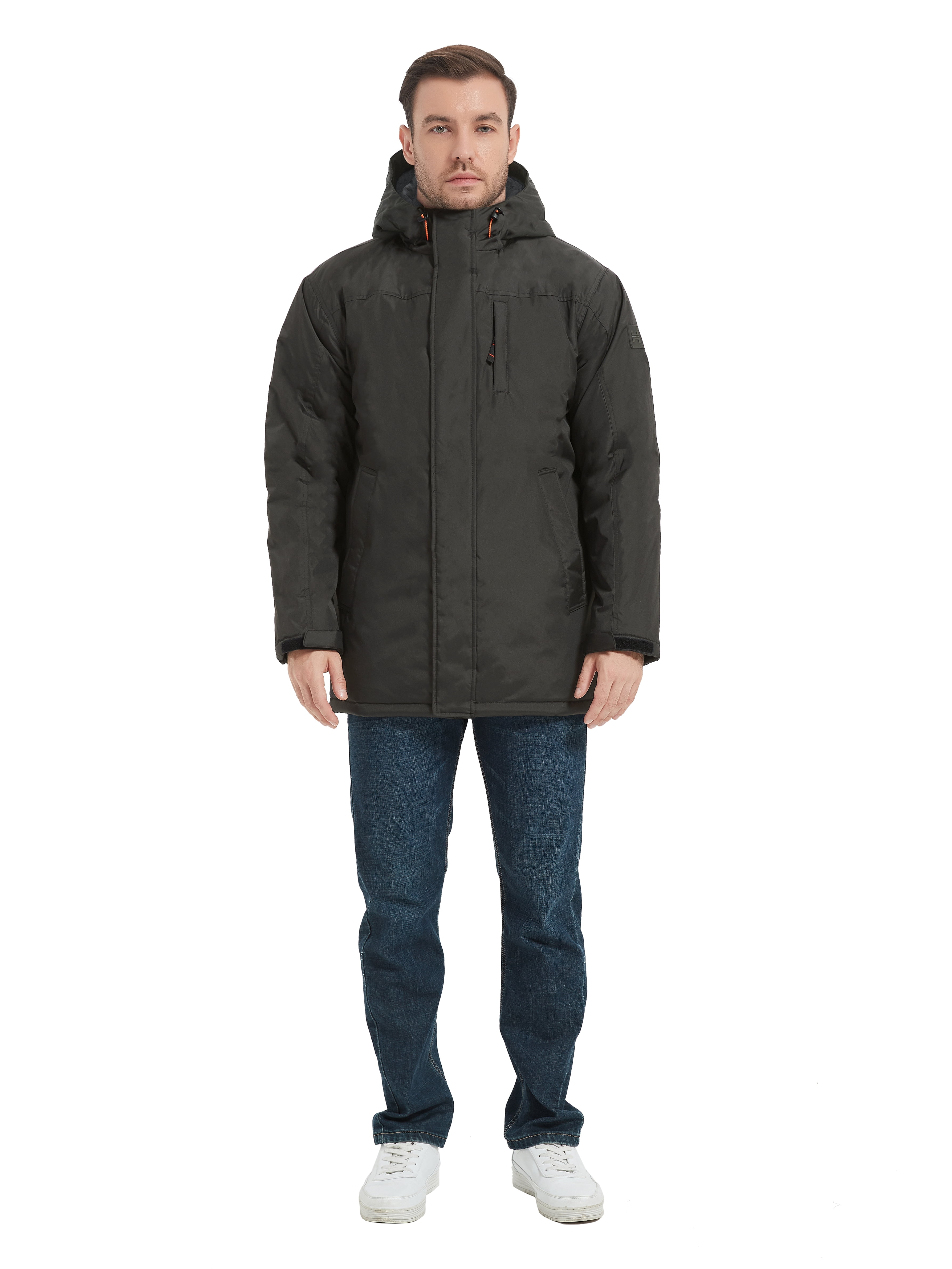 Hawke & Co Mens Hooded Snorkle Jacket, Sizes S-2XL