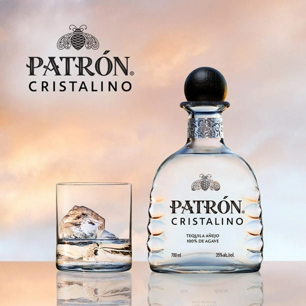 Tequila Patrón Cristalino Añejo 700 ml Pack de 2 | Walmart en línea