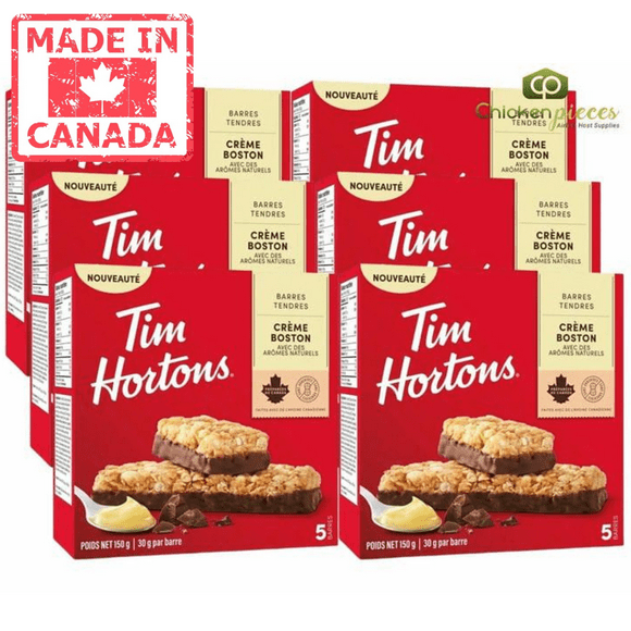 Tim Hortons Boston Cream Granola Bar 5 Pack 150g/5.29 oz (6/Case)
