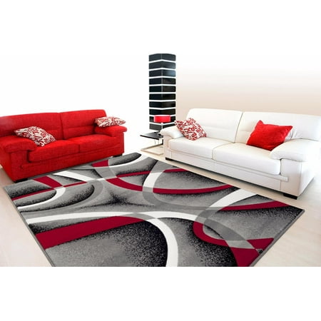 Persian Rugs 2305 Gray Modern Abstract Area Rug (Best Modern Rpg Games)