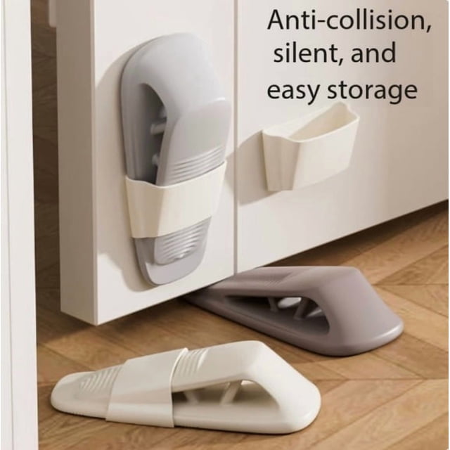 Soporte de tope de puerta plegable: tope de puerta ajustable y duradero for uso doméstico y de oficina