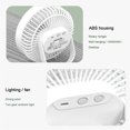 thumbnail image 5 of Fnochy Clearance Portable Small Fan USB Desktop Quiet 3-Speed Rechargeable, Powerful Cooling Hanging Wall Mount Fan for Office Outdoor Travel Home Use, 5 of 9