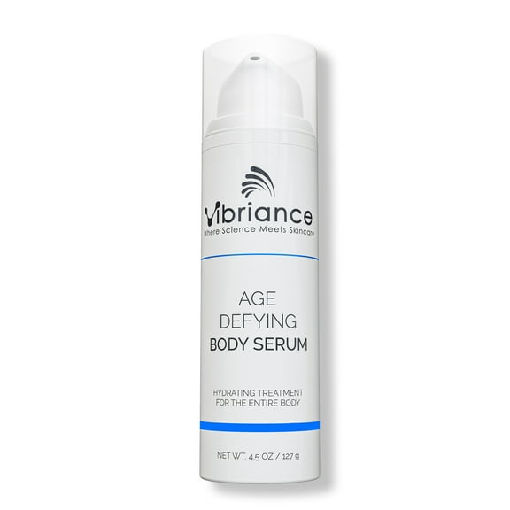 Vibriance Age Defying Body Serum, 4.5 fl oz - Anti Aging and Ultra Hydrating - Infused with Hyaluronic Acid - Fast-Absorbing Crepey Skin Corrector for Wrinkles, Dryness