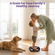 NEXPURE Smart Body Fat Scale, 24-in-1 Digital BMI Bathroom Scale, with Body Fat & Muscle Mass, Bluetooth, 400lb