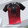 thumbnail image 3 of Camisetas deportivas para hombre, Camiseta deportiva para correr, bloque de Color, secado rápido, transpirable, manga corta, cuello redondo, camiseta activa para entrenamiento al aire libre, 3 of 5