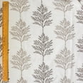 thumbnail image 4 of Fabric Mart Direct Off White Sheer Fabric By The Yard, 54 inches or 137 cm width, 1 Yard White Sheer Fabric, Fern Tree Embroidery, Upholstery Drapery Curtain Wholesale Fabric, Window Treatment, 4 of 8